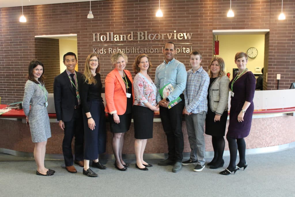 Researchers in the Holland Bloorview Kids Rehabilitation Hospital