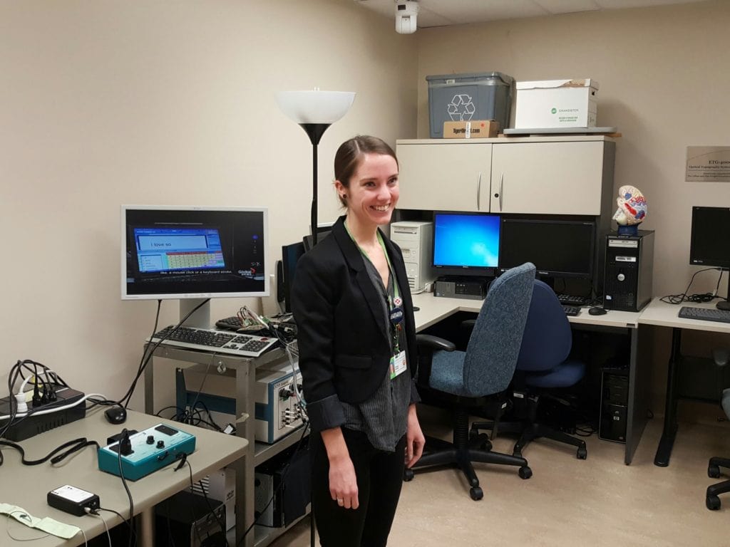 Specialist explains her researching in conversations between kids